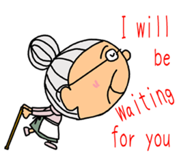 *Grandmother* - English ver. - sticker #7692560