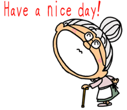 *Grandmother* - English ver. - sticker #7692561