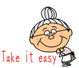 *Grandmother* - English ver. - sticker #7692562