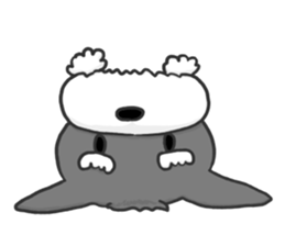 Standing Ears Schnauzer 3 sticker #7692568