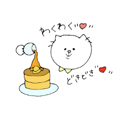 Cat daily to work in a cafe.