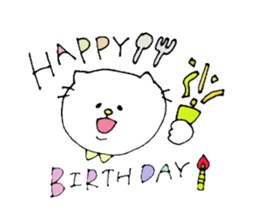 Cat daily to work in a cafe. sticker #7692622