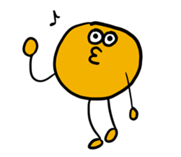 Color ball man sticker #7692724