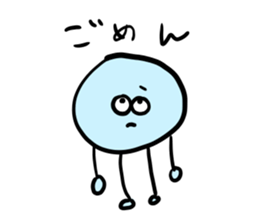 Color ball man sticker #7692726