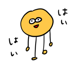 Color ball man sticker #7692729