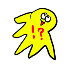 Color ball man sticker #7692735