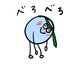 Color ball man sticker #7692741