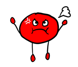 Color ball man sticker #7692751