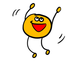 Color ball man sticker #7692752