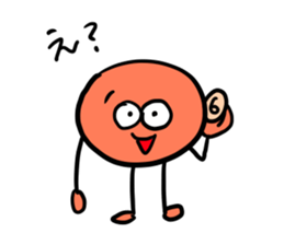 Color ball man sticker #7692754