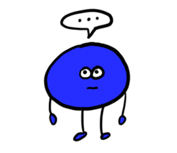 Color ball man sticker #7692757