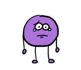 Color ball man sticker #7692761