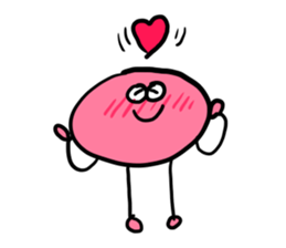 Color ball man sticker #7692763