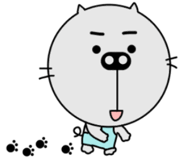 It 'not a pig, this is a cat sticker #7693165