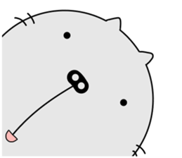 It 'not a pig, this is a cat sticker #7693166