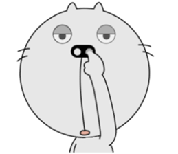 It 'not a pig, this is a cat sticker #7693168