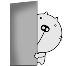 It 'not a pig, this is a cat sticker #7693171