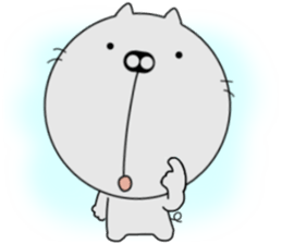 It 'not a pig, this is a cat sticker #7693187