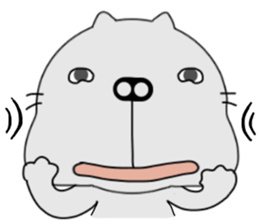 It 'not a pig, this is a cat sticker #7693191