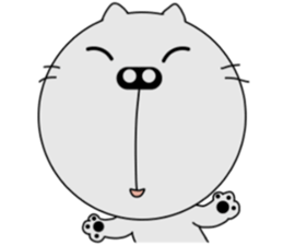 It 'not a pig, this is a cat sticker #7693193