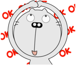 It 'not a pig, this is a cat sticker #7693196