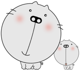 It 'not a pig, this is a cat sticker #7693203