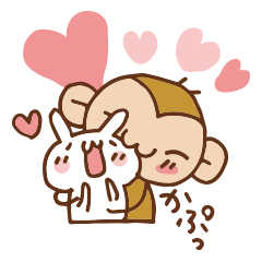 SARUO and USAMI 6 Cute lovers ver.