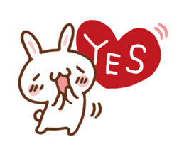 SARUO and USAMI 6 Cute lovers ver. sticker #7693330