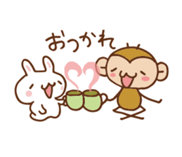 SARUO and USAMI 6 Cute lovers ver. sticker #7693332