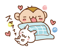 SARUO and USAMI 6 Cute lovers ver. sticker #7693335