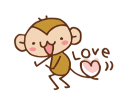 SARUO and USAMI 6 Cute lovers ver. sticker #7693348