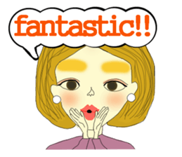 Kawaii girls Mayuko and friends sticker #7693488