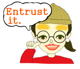 Kawaii girls Mayuko and friends sticker #7693489