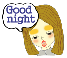 Kawaii girls Mayuko and friends sticker #7693499