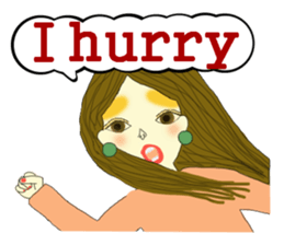 Kawaii girls Mayuko and friends sticker #7693505