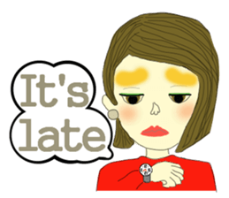 Kawaii girls Mayuko and friends sticker #7693506