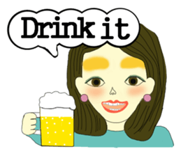 Kawaii girls Mayuko and friends sticker #7693507