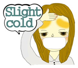 Kawaii girls Mayuko and friends sticker #7693522