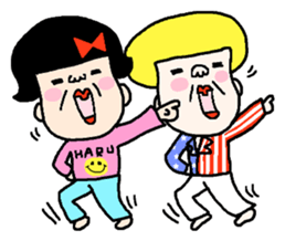 Haruko and Charlie came back. sticker #7693648