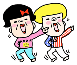 Haruko and Charlie came back. sticker #7693648