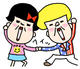 Haruko and Charlie came back. sticker #7693661