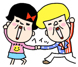 Haruko and Charlie came back. sticker #7693661