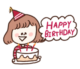 She only cut her bangs. sticker #7693980