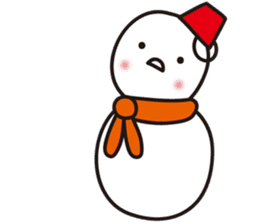 Cute & Kawaii Snoman YUKIERU ver. groval sticker #7694085