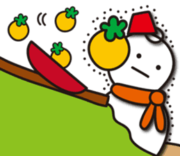 Cute & Kawaii Snoman YUKIERU ver. groval sticker #7694108