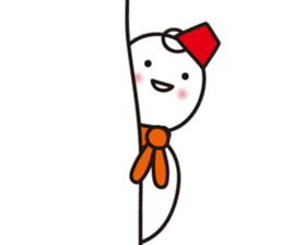 Cute & Kawaii Snoman YUKIERU ver. groval sticker #7694111