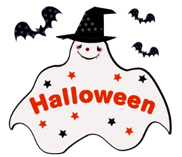Halloween Ghost Sticker sticker #7694124