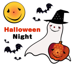 Halloween Ghost Sticker sticker #7694127