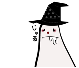 Halloween Ghost Sticker sticker #7694128