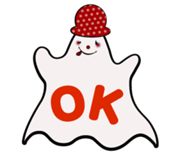 Halloween Ghost Sticker sticker #7694137